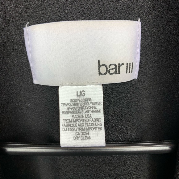 Bar III Faux-Tux sleeveless overlay - Picture 3 of 6